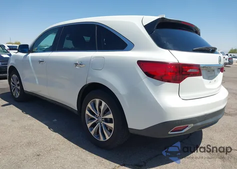 2014 Acura Mdx Technology Package из США, поврежденный, VIN 5FRYD3H42EB012691